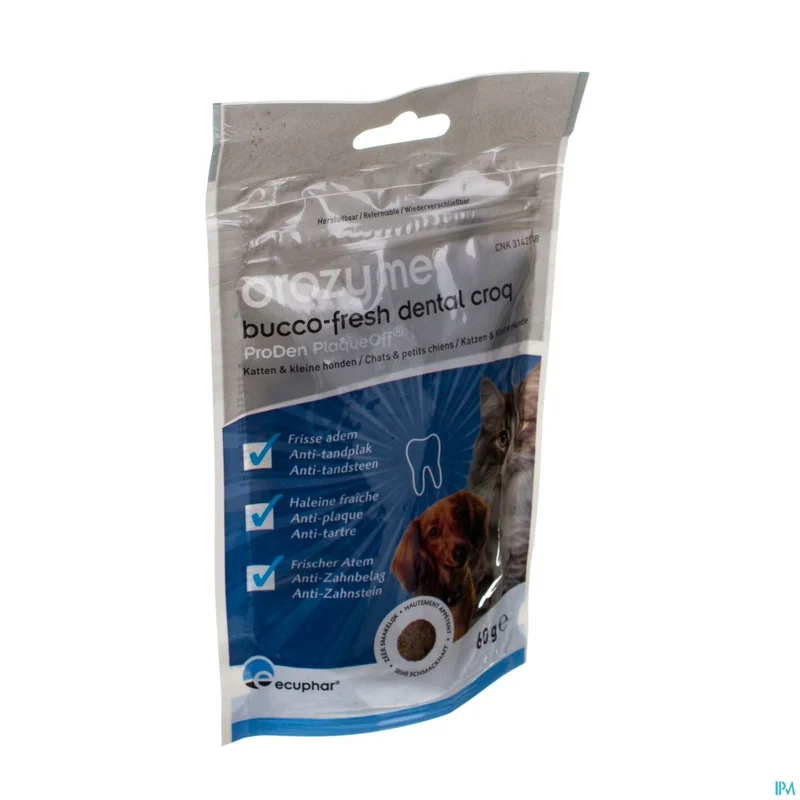 Orozyme Bucco-fresh Dental Croq Dog&cat <10kg 60g