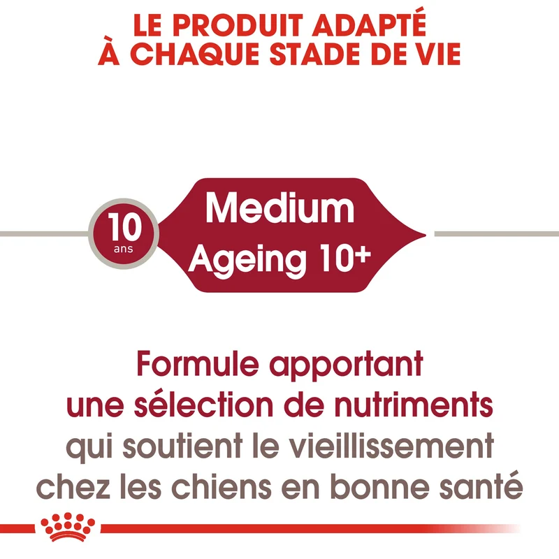 Royal Canin Medium Ageing 10+ en sauce - pâtée chien