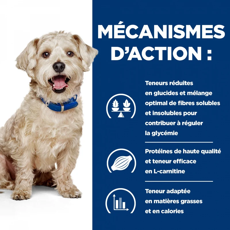 HILL’S Prescription Diet w/d Diabetes Care en Boîtes au Poulet – Pâtée pour chien