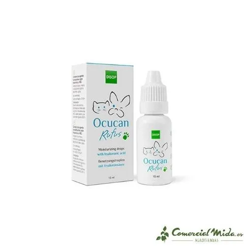 DISOP Eye Cleaner Ocucan Rufus Gouttes 15 ml pour Chiens et Chats