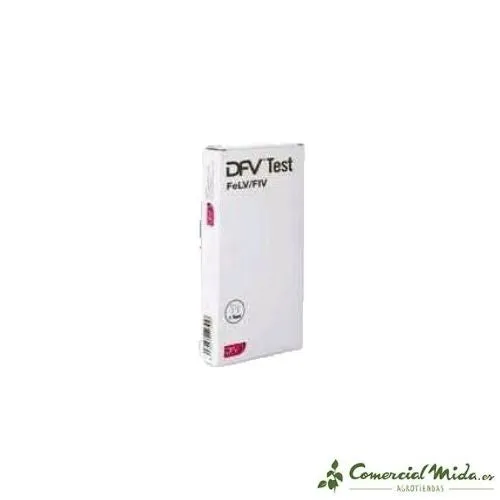 DFV Test Felv Fiv Kit de Diagnostic pour Chats 1 Unité