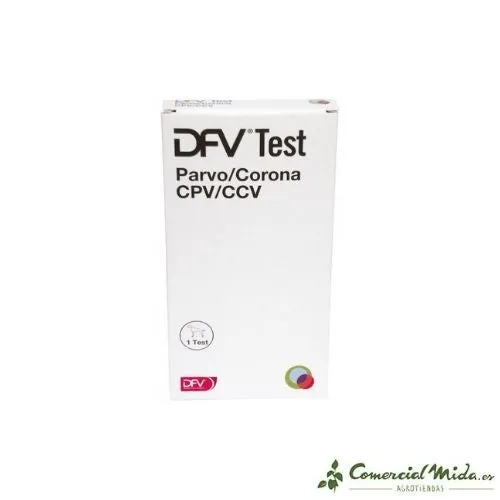 Kit de diagnostic DFV Parvo Corona Test pour chiens 1 unité