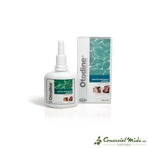 ICF Otodine 100 ml Nettoyant Oreille pour Chiens et Chats