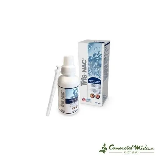 ICF Tris-Nac Otic Solution Topique 120 ml pour Chiens et Chats