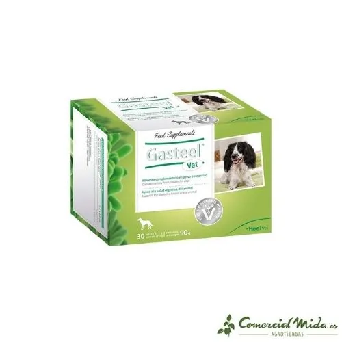 Aliment Complémentaire HEEL Gasteel Vet 30 Enveloppes pour Chiens