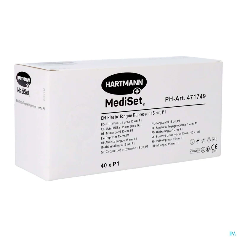 Hartmann Plastic Tongspatel 15cm | 40 stuks | Mondonderzoek