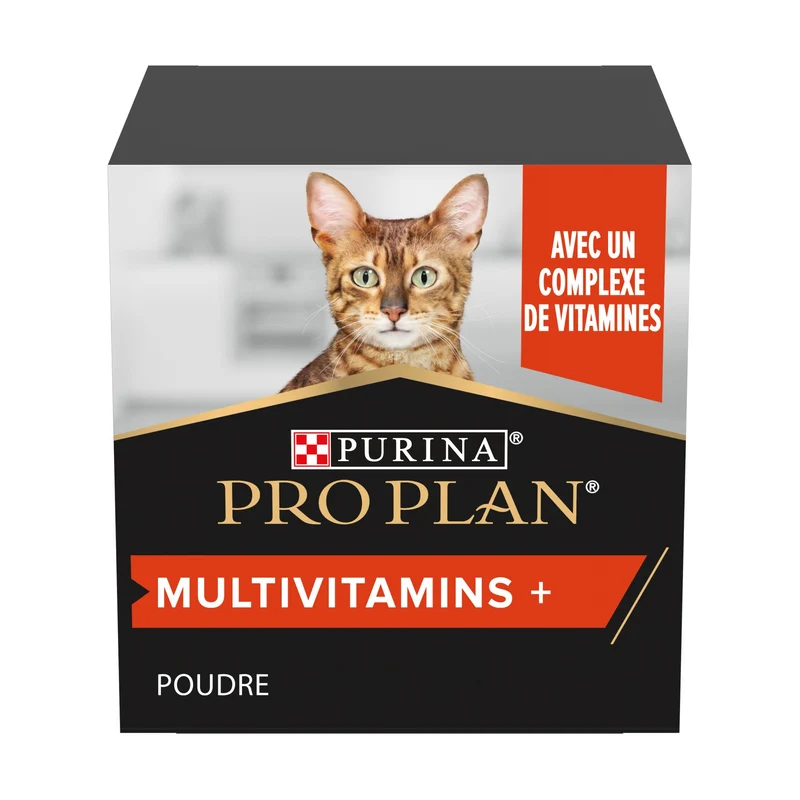 PRO PLAN Multi Vitamins+ en poudre - Aliment complémentaire pour chat