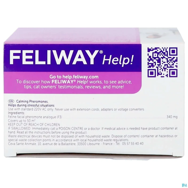 Feliway Help Kat | 1x Verdamper + Cartridge | Stress kat