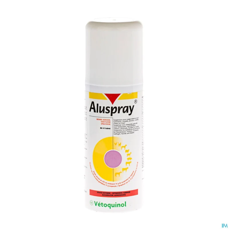 Vetoquinol Aluspray | 170g Wondspray voor Dieren | Wondheling