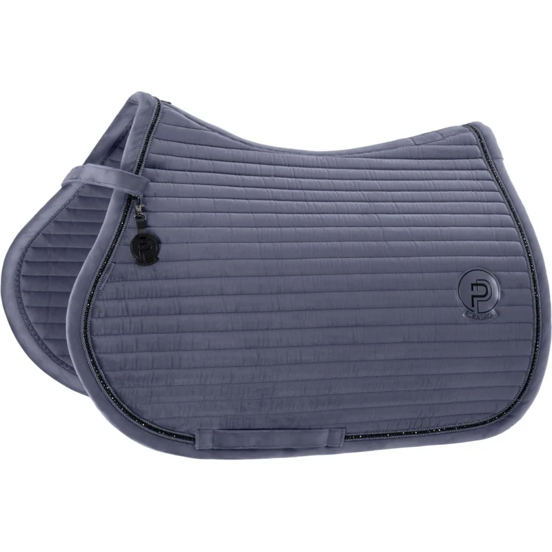 Eskadron Tapis de Selle Platinum '26 Velvet Crystal Polyvalent Slate Blue