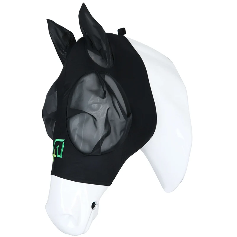 Agradi Horse Masque Anti-Mouches Stretch Noir