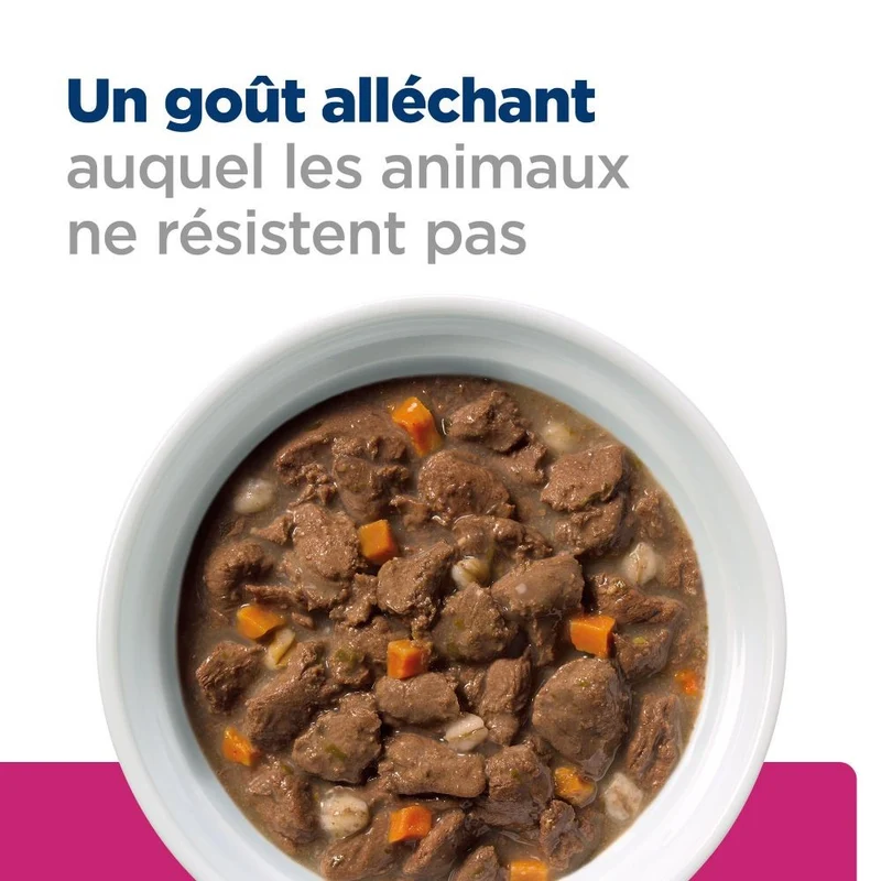 Hill's Prescription Diet Gastrointestinal Biome en mijotés au poulet - pâtée chien