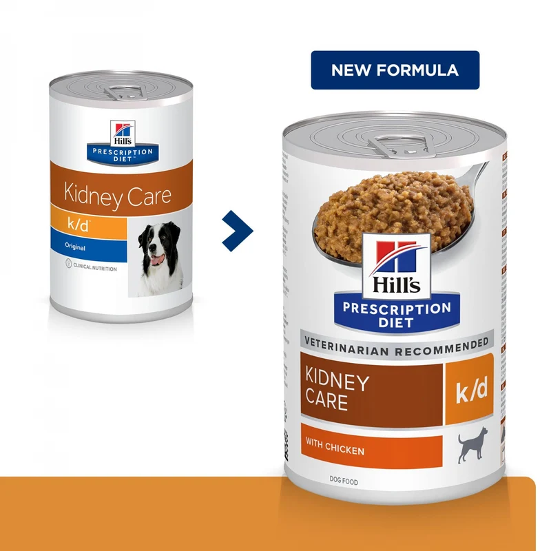 HILL'S Prescription Diet k/d Kidney Care en terrine au poulet - Pâtée pour chien