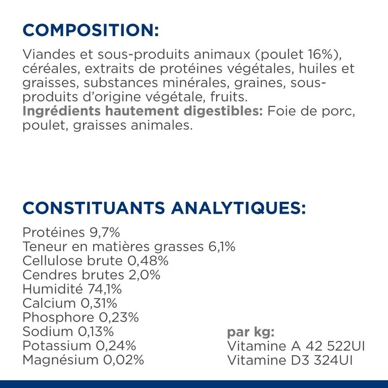 Hill's Prescription Diet i/d Digestive Care en boîtes au poulet - pâtée chat