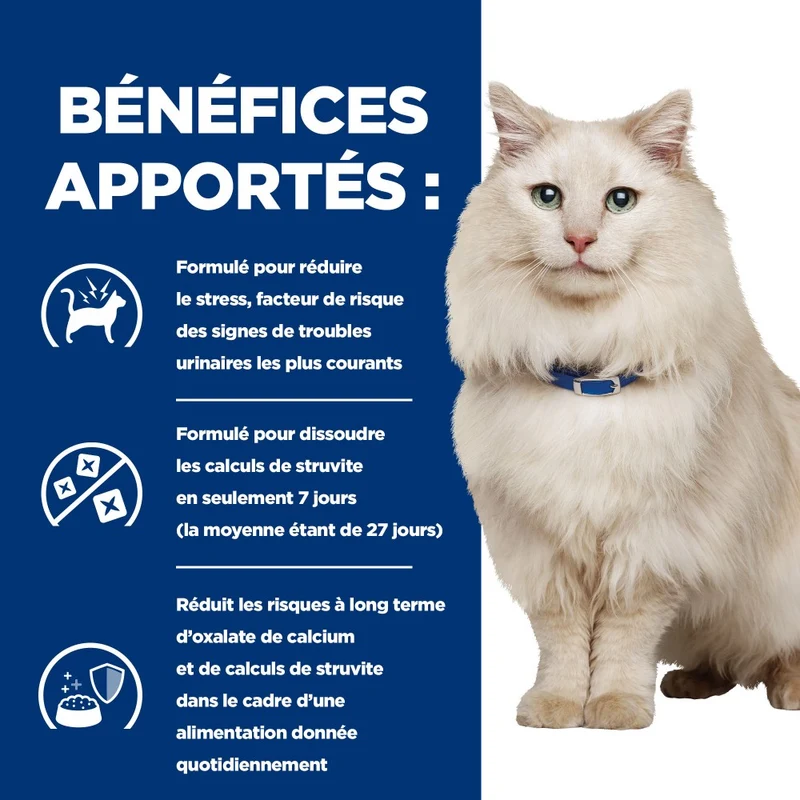 Hill's Prescription Diet c/d Urinary Care Multicare Stress en mijotés au poulet - pâtée chat