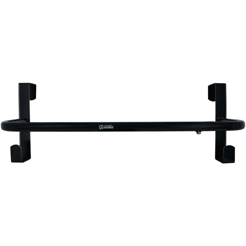 Agradi Horse Râtelier pour Couverture pour Porte Étable Noir