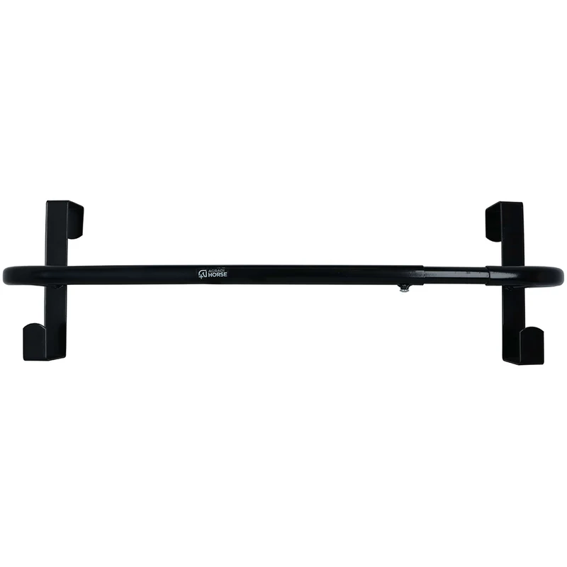 Agradi Horse Râtelier pour Couverture pour Porte Étable Noir