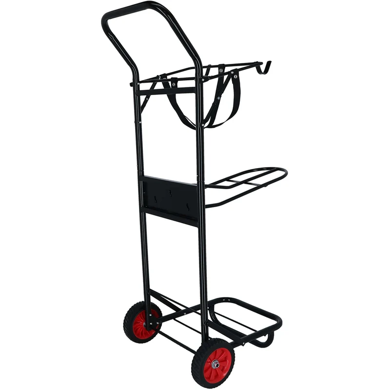 Agradi Horse Chariot Porte-Selle Noir