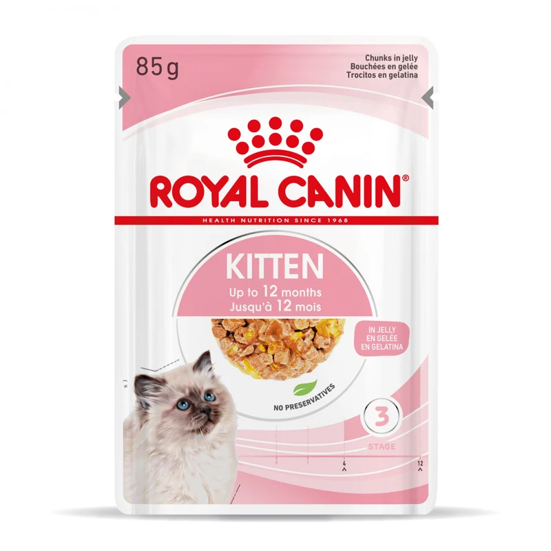 Royal Canin Kitten en Gelée - Pâtée pour chaton