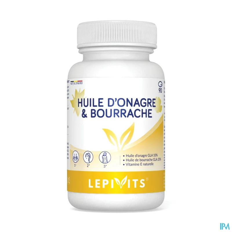 Lepivits Teunisbloem & Borageolie | 90 capsules | Huidverzorging