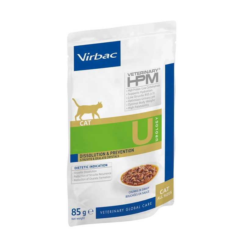 Virbac Veterinary HPM Diététique Urology Dissolution & Prévention sachets - pâtée chat