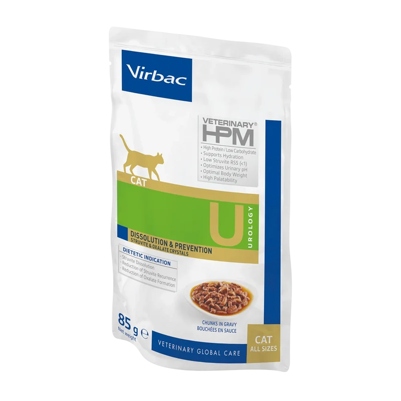 Virbac Veterinary HPM Diététique Urology Dissolution & Prévention sachets - pâtée chat