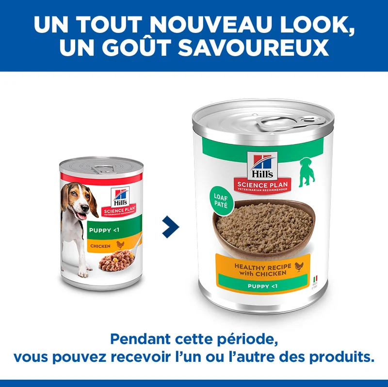 Hill's Science Plan All Breed Puppy au poulet - pâtée chiot