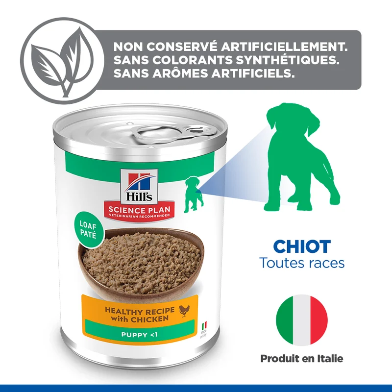 Hill's Science Plan All Breed Puppy au poulet - pâtée chiot