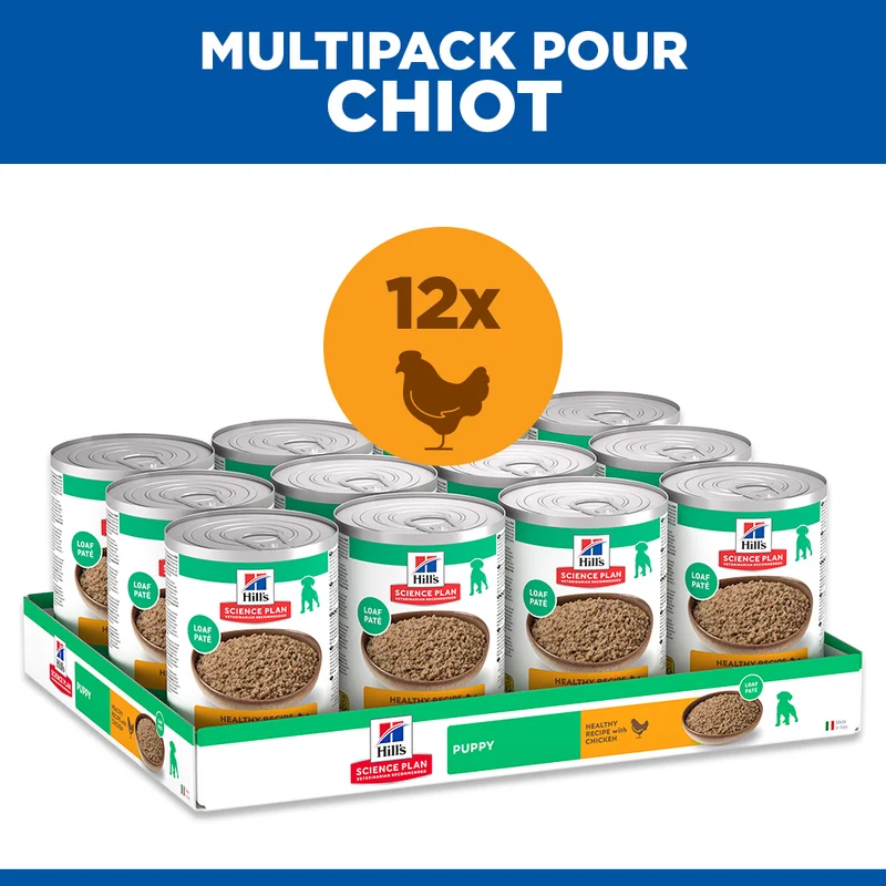 Hill's Science Plan All Breed Puppy au poulet - pâtée chiot