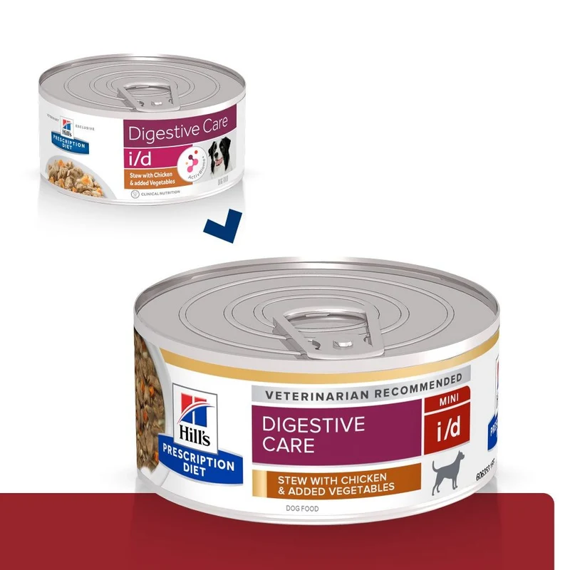 Hill's Prescription Diet i/d Digestive Care en mijotés au poulet - pâtée chien