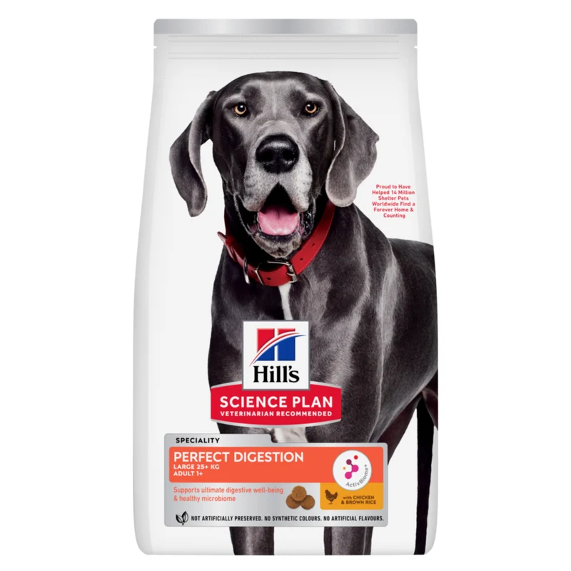 Hill's Science Plan Perfect Digestion Large Adult au poulet - croquettes chien