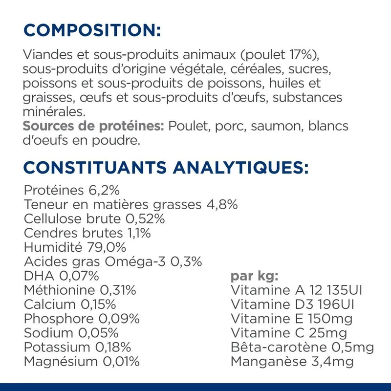 Hill's Prescription Diet k/d j/d Kidney + Mobility en sachets au poulet - pâtée chat