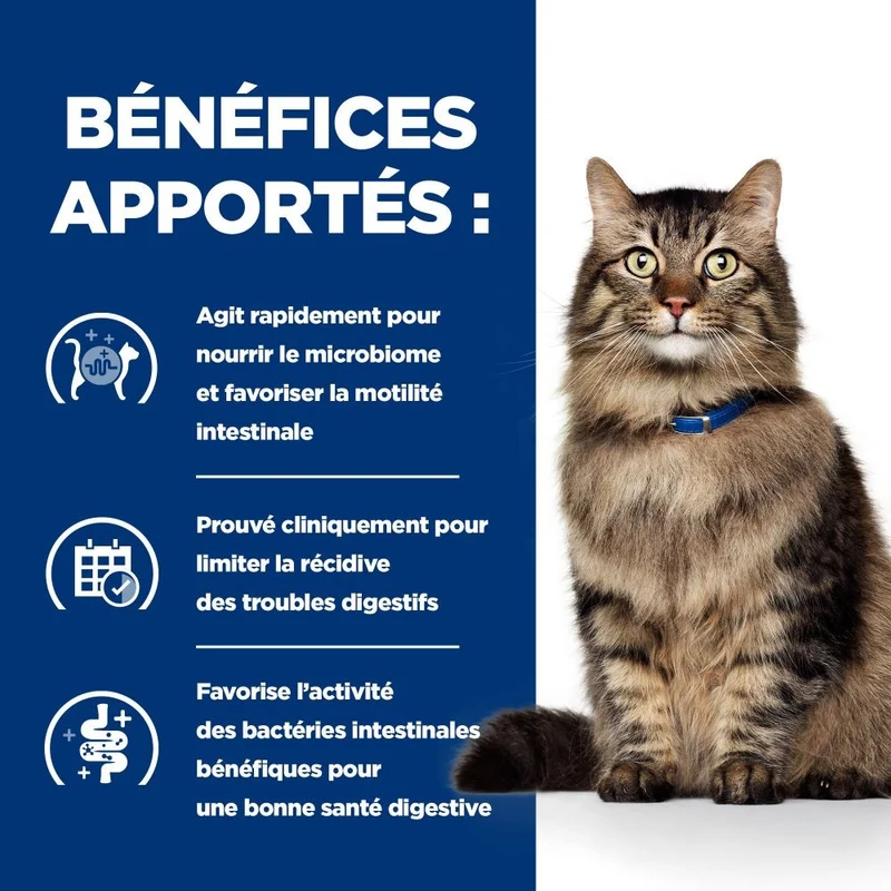 Hill's Prescription Diet Gastrointestinal Biome au poulet - croquettes chat