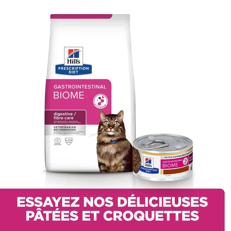 Hill's Prescription Diet Gastrointestinal Biome au poulet - croquettes chat
