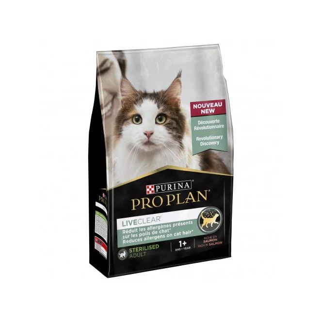 PRO PLAN LiveClear Sterilised Adult au Saumon - Croquettes pour chat