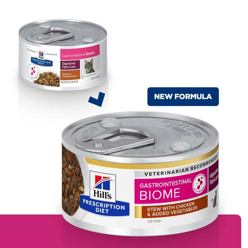 Hill's Prescription Diet Gastrointestinal Biome en mijotés au poulet - pâtée chat