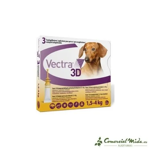Pipettes antiparasitaires CEVA VECTRA 3D pour chiens