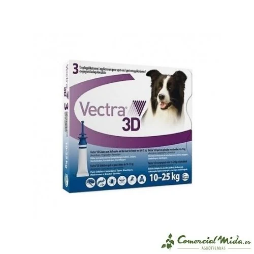 Pipettes antiparasitaires CEVA VECTRA 3D pour chiens