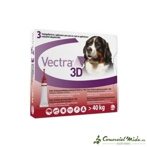 Pipettes antiparasitaires CEVA VECTRA 3D pour chiens