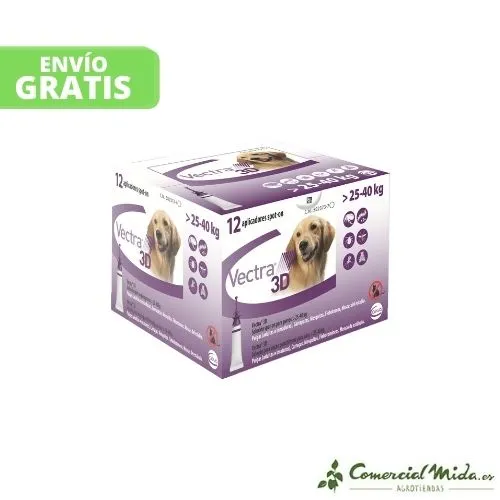 Pipettes antiparasitaires CEVA VECTRA 3D pour chiens