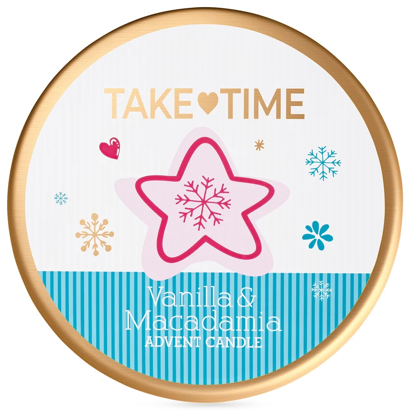 TAKE TIME XMAS Advent Kaars | 360g | Sfeer