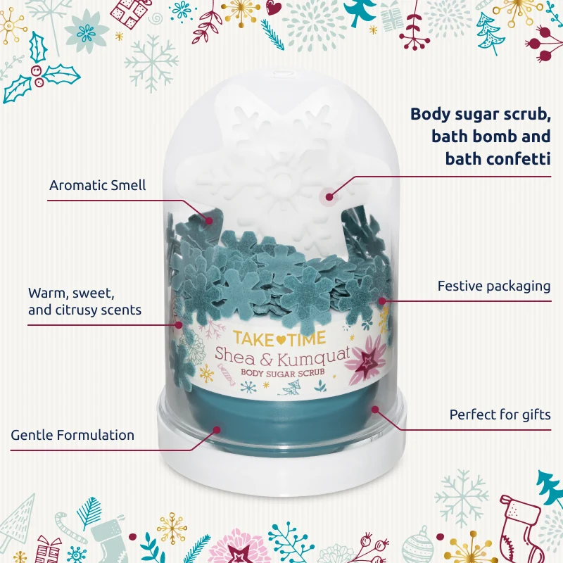 TAKE TIME XMAS BathTrio | 3-delige badset