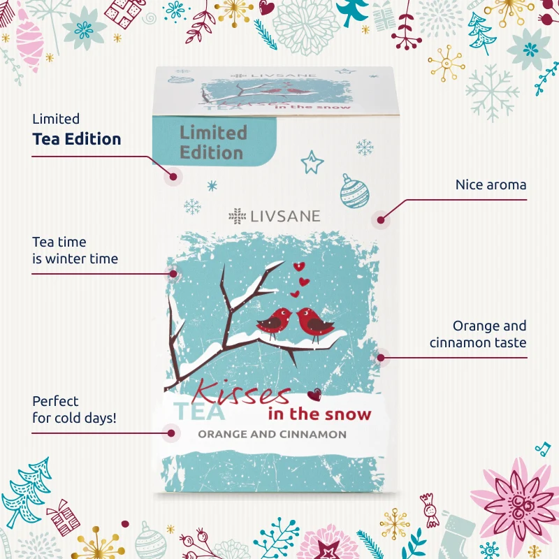 LIVSANE XMAS Kaneel/Sinaasappel Thee | 20 zakjes