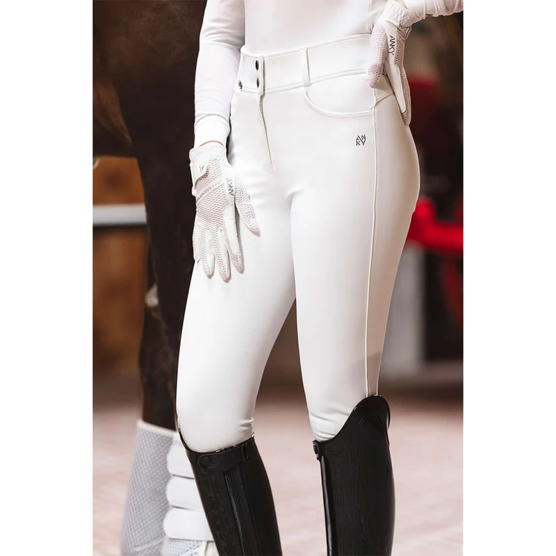 ANKY Pantalon d'Équitation Regal C-Wear XR26101 Full Grip Blanc