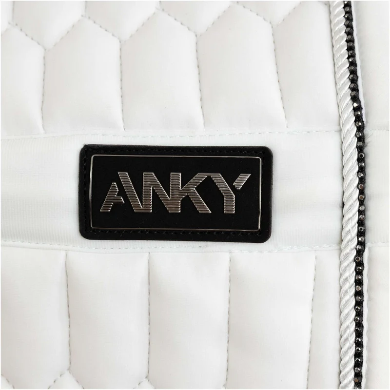 ANKY Tapis de Selle Perception C-Wear Dressage Blanc