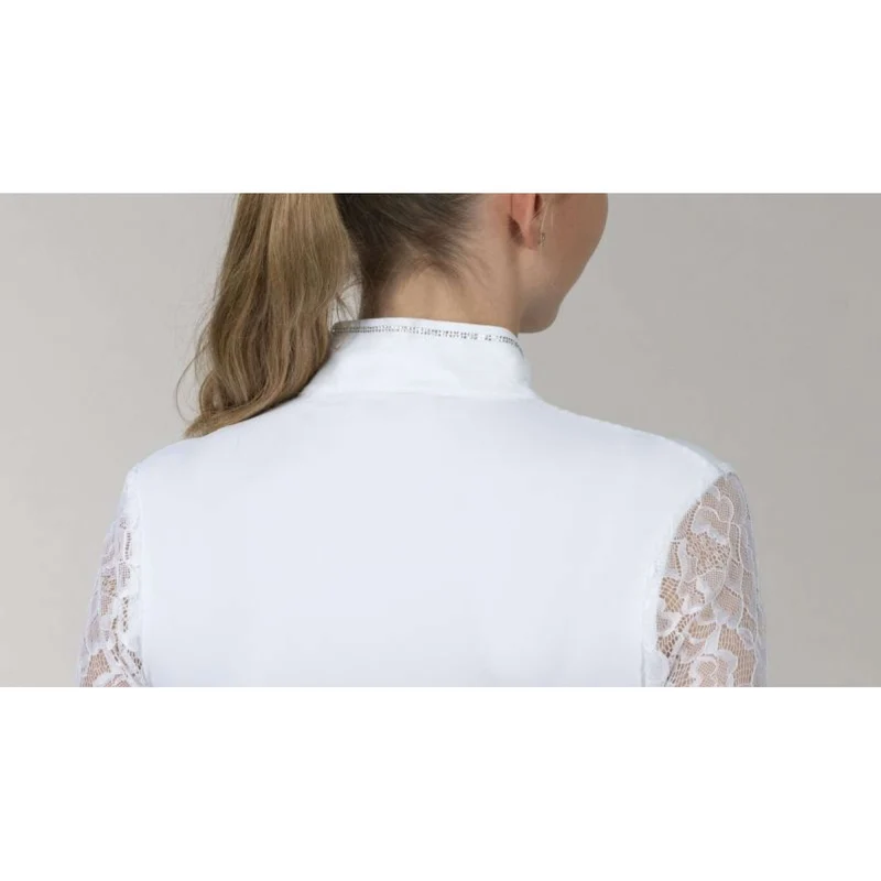 Schockemöhle T-shirt de Concours SPAlicia Lange mouwen Optical White