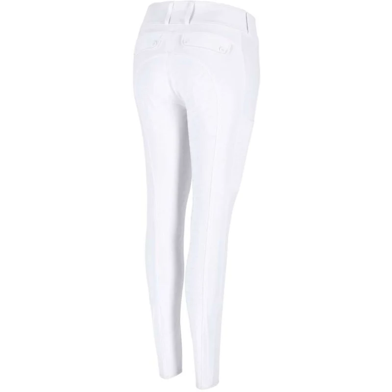 Schockemöhle Pantalon d'Équitation SPCarola Full Grip Optical White