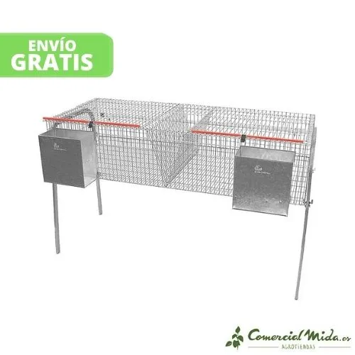 GÓMEZ Y CRESPO Cage économique-8 pour lapins