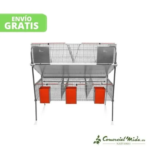 GÓMEZ Y CRESPO Cage économique-10 pour lapins