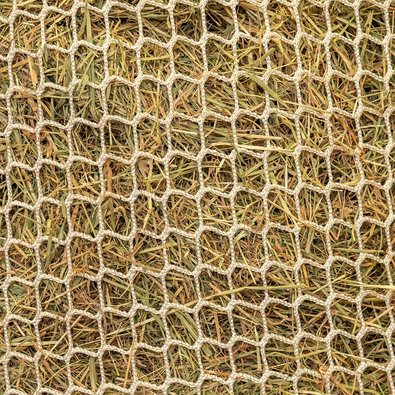 Agradi Horse Filet à Foin avec aide au remplissage Mesh 3x3cm Blanc